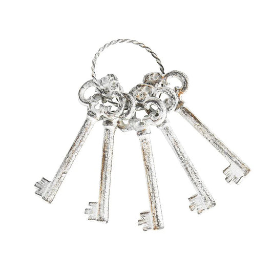 Antique-White Keys on Ring