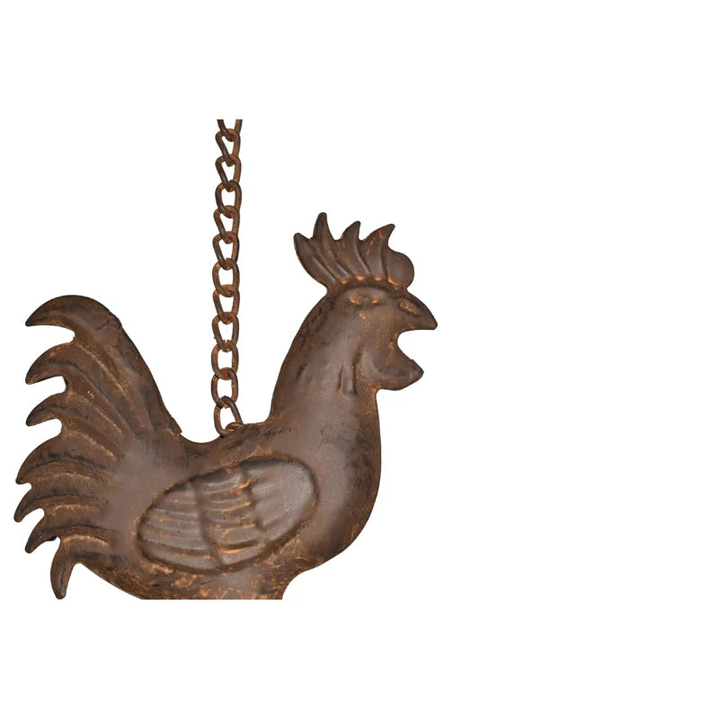 Cast Iron Chicken Wind Chime