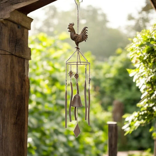 Cast Iron Chicken Wind Chime
