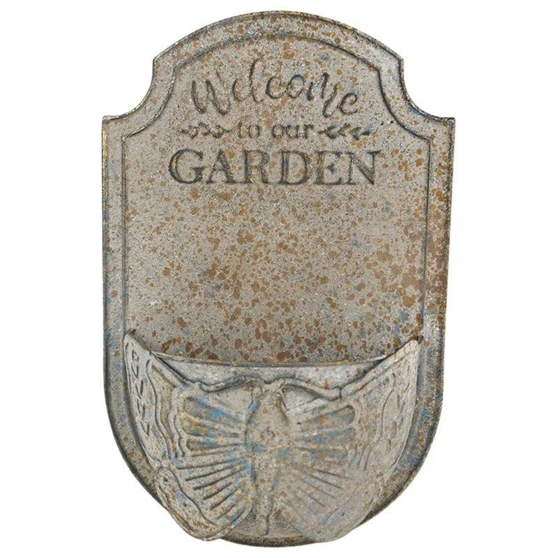 Welcome to Our Garden Wall Planter - Farmhouse Finds