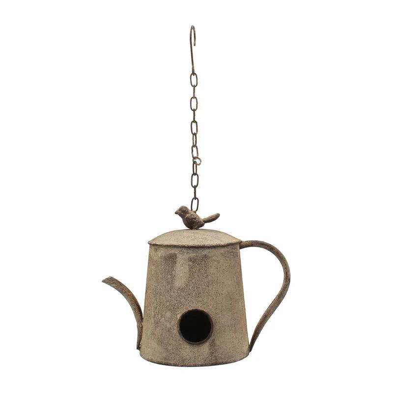 Hanging Antique Watering Can Birdhouse - Farmhouse Finds