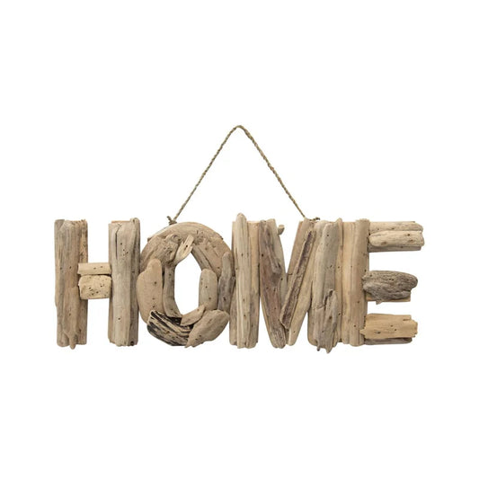 Driftwood Hanging Home Sign