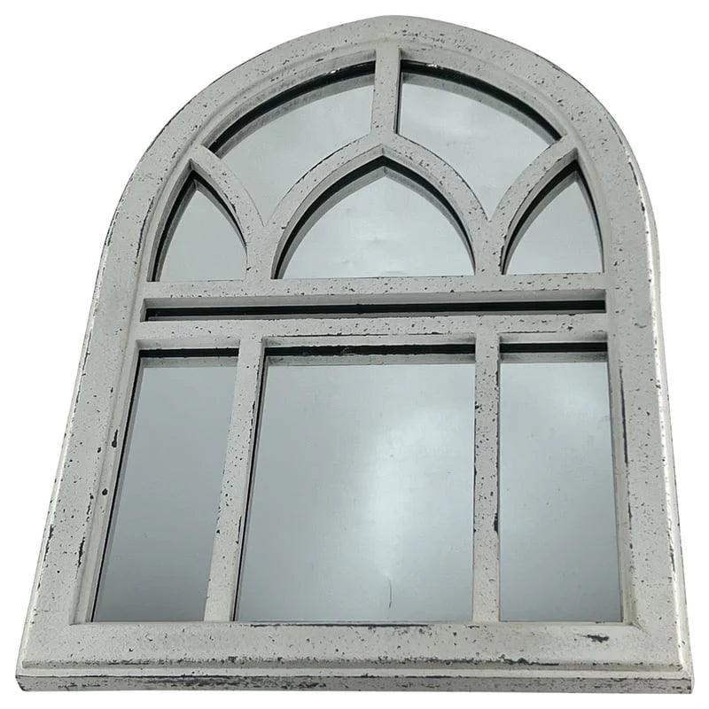 French Provincial Gothic-Style Wall Mirror - Farmhouse Finds