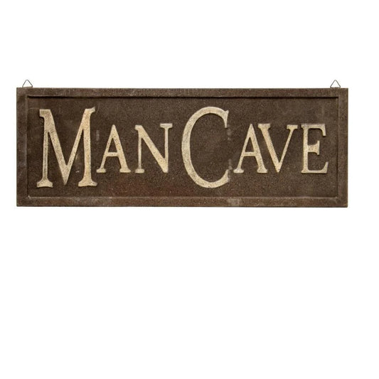 Rust 'Man Cave' Wall Sign