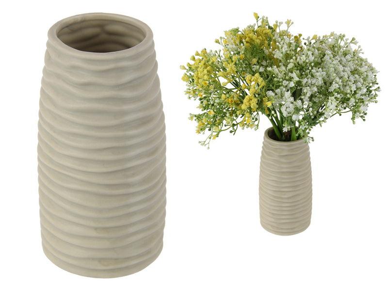 Rippled 15cm Ceramic Vase - Farmhouse Finds