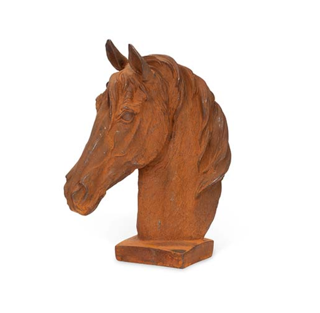 Rust Cast Iron Horse Head