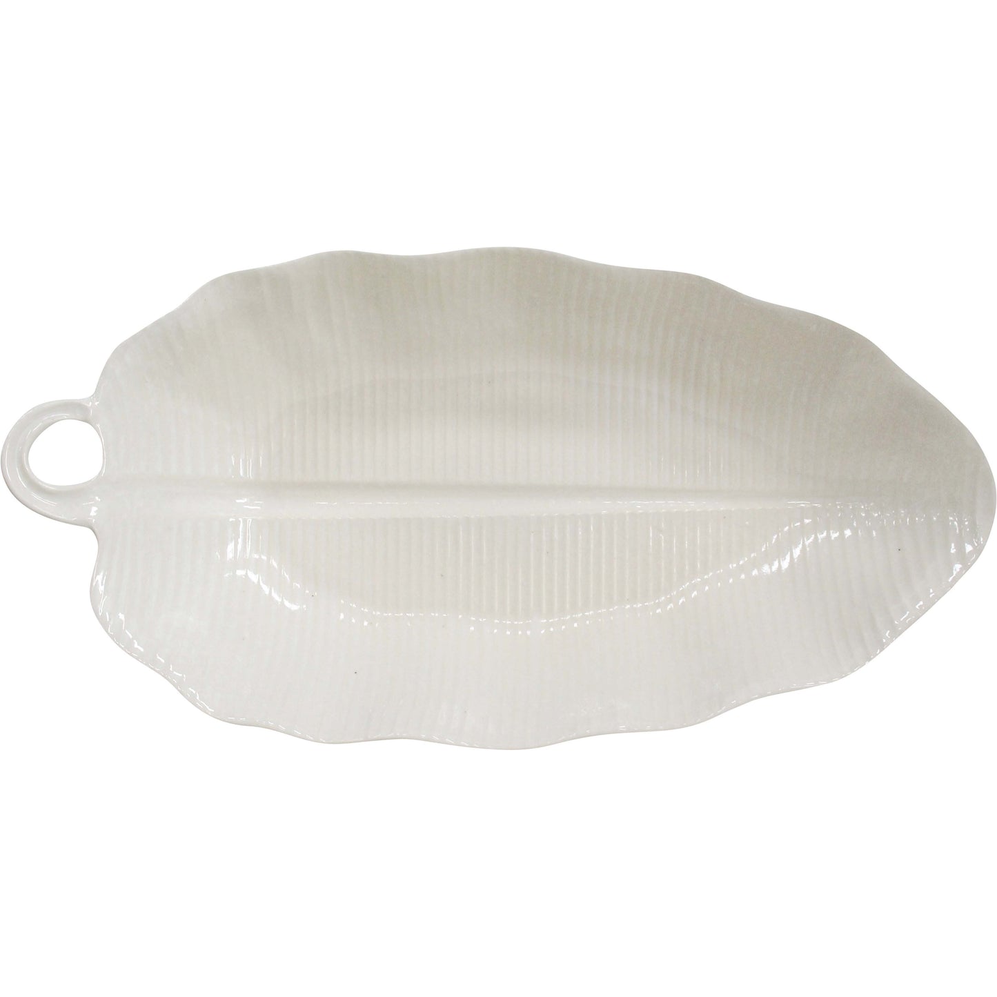 Banana Leaf Bowl Rustic Ivory