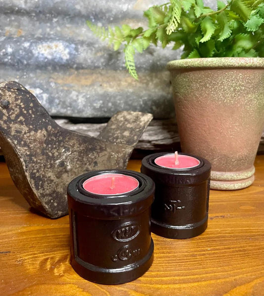 Joiner Metal Tea Light Holder - Farmhouse Finds