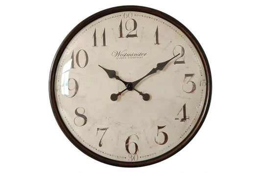 Domed Antique Brown Clock - Farmhouse Finds