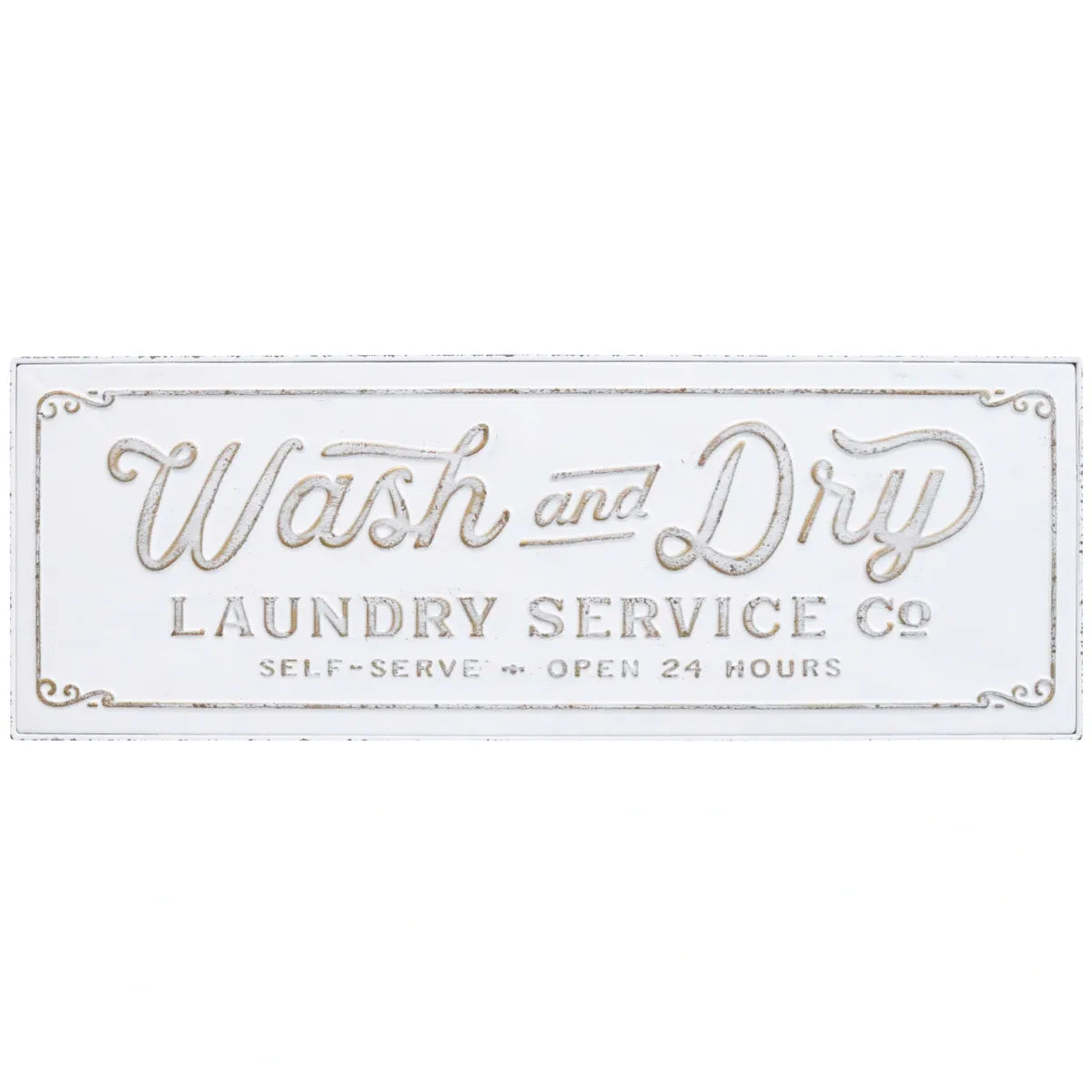 Large Laundry Service Sign