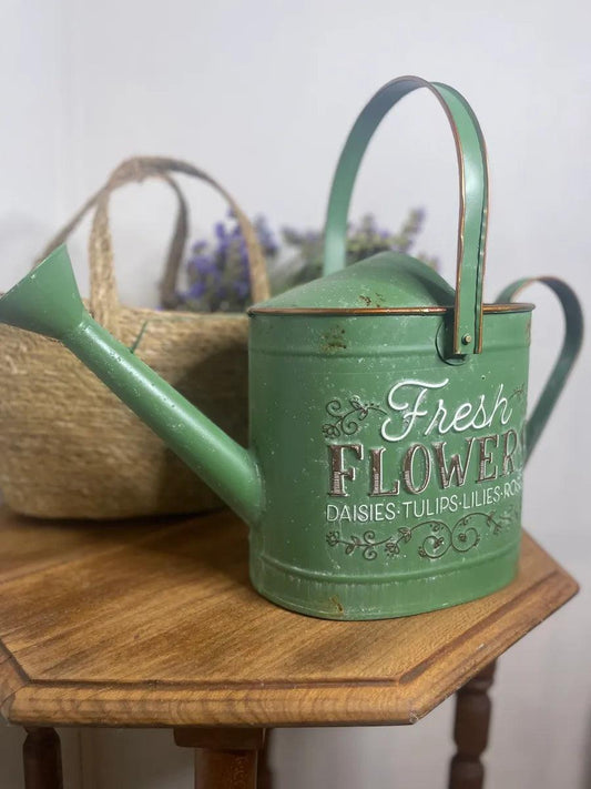 Fresh Flower Watering Can - Farmhouse Finds