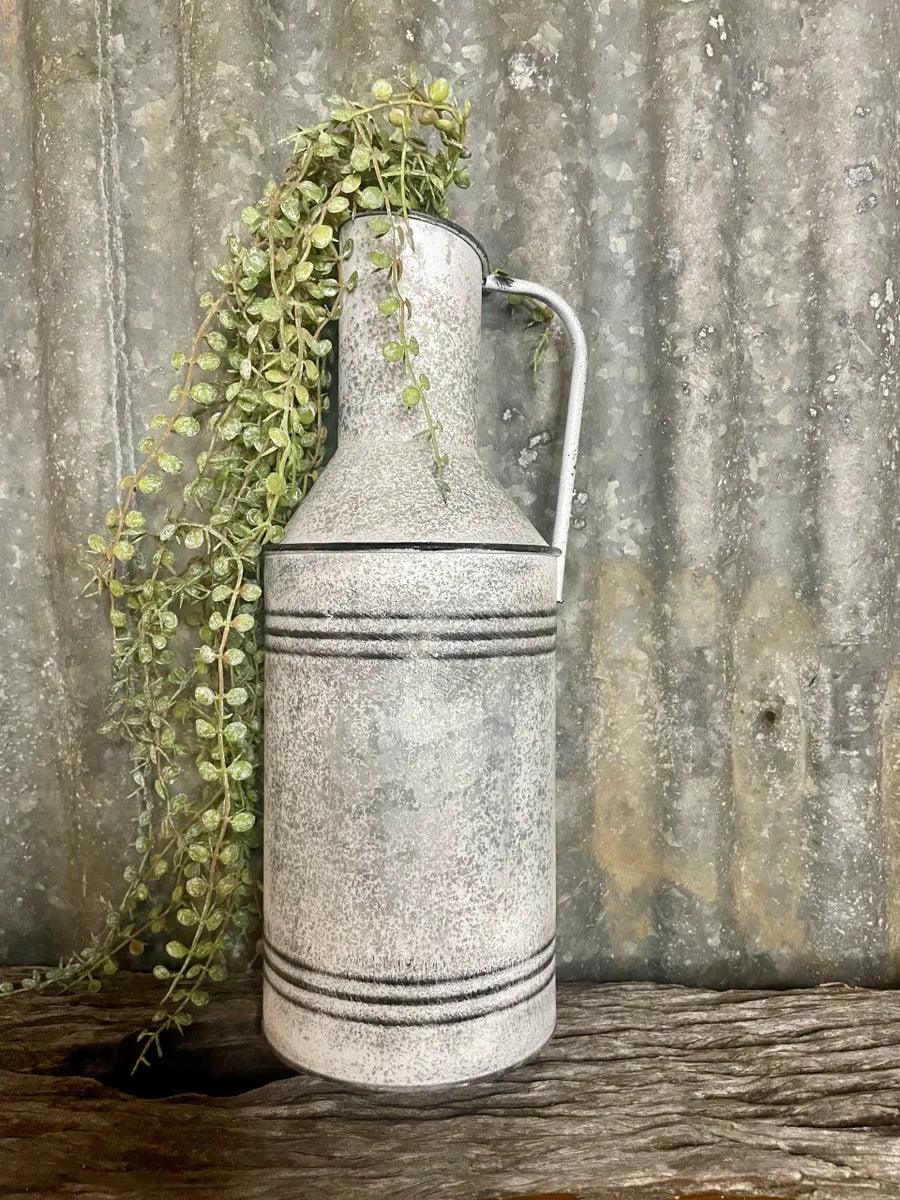 Distressed Finish Decorative Jug - Farmhouse Finds