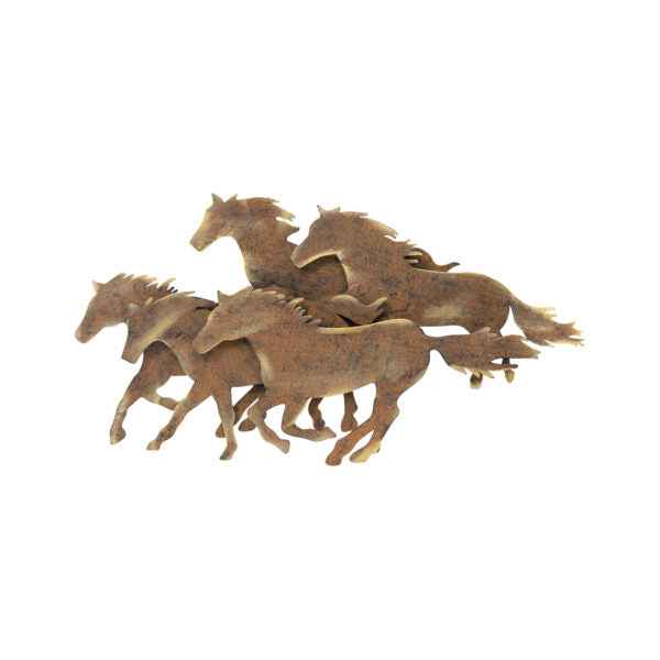 Laser-cut 3D Horse Wall Art