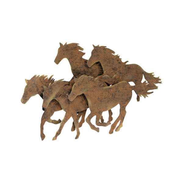 Laser-cut 3D Horse Wall Art