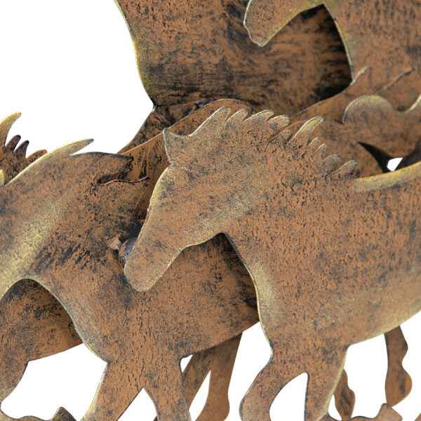 Laser-cut 3D Horse Wall Art