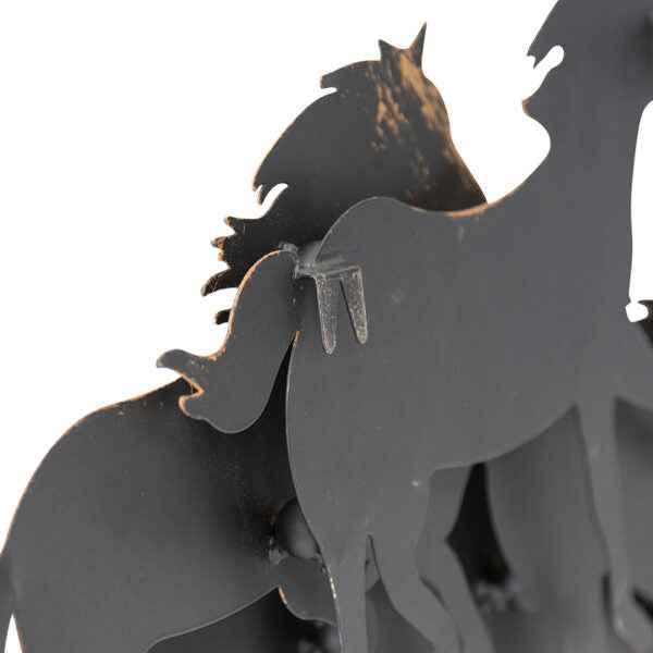 Laser-cut 3D Horse Wall Art