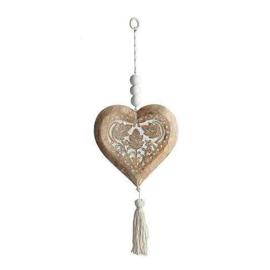 Large Hanging Wooden Heart