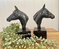 Horse Head Bookends