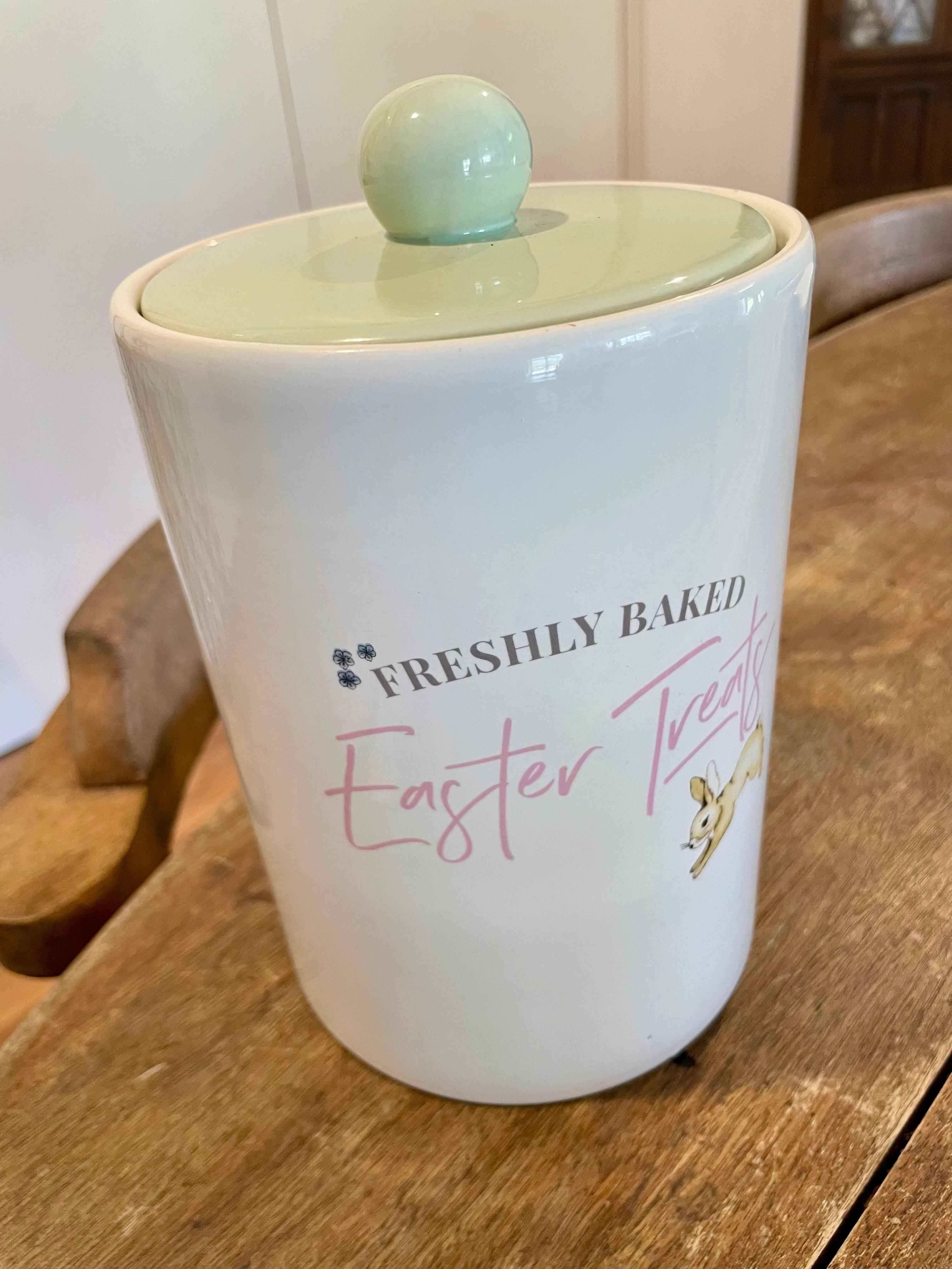 Easter Treats Ceramic Canister