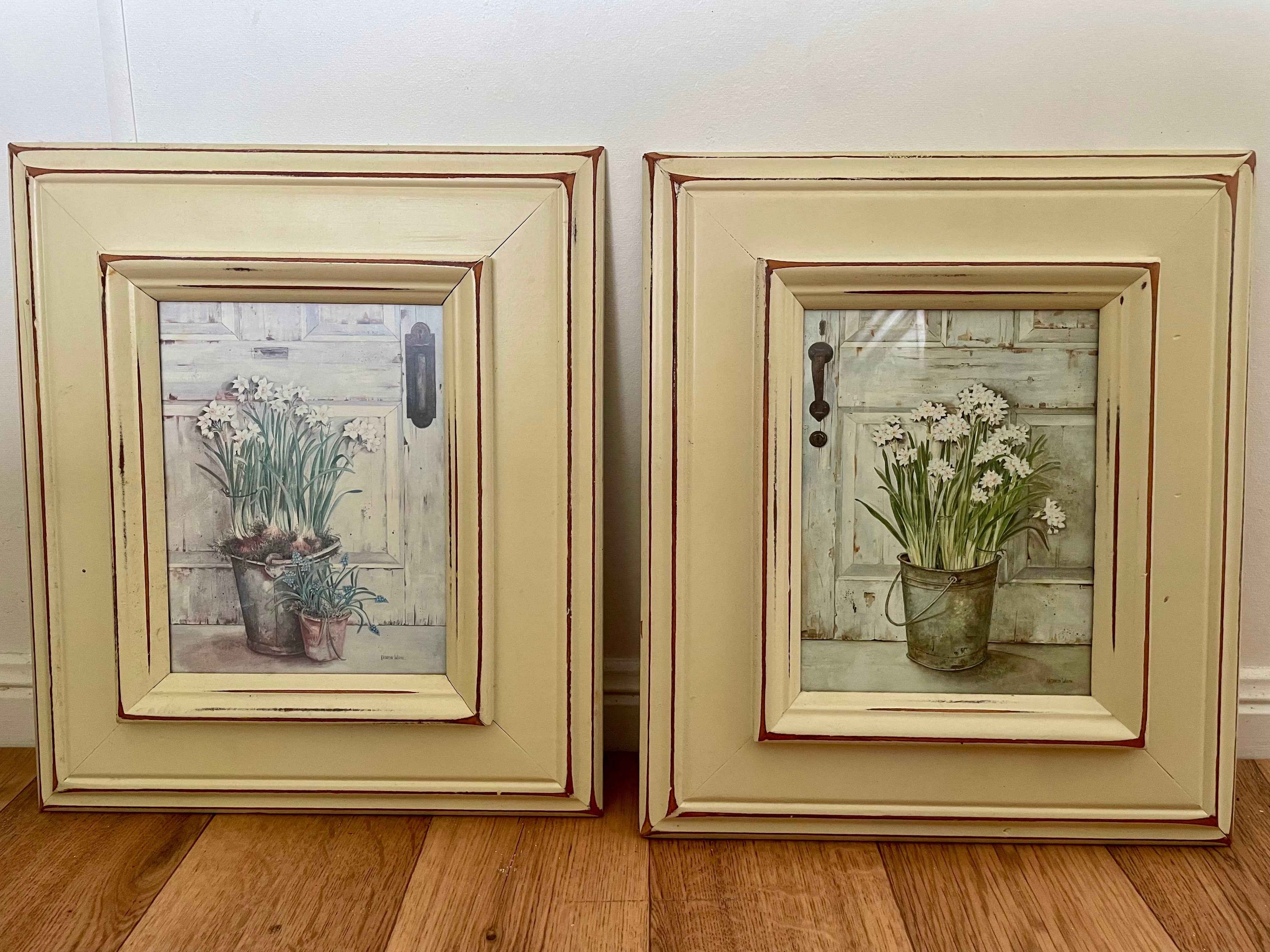 Timber Framed Floral Art