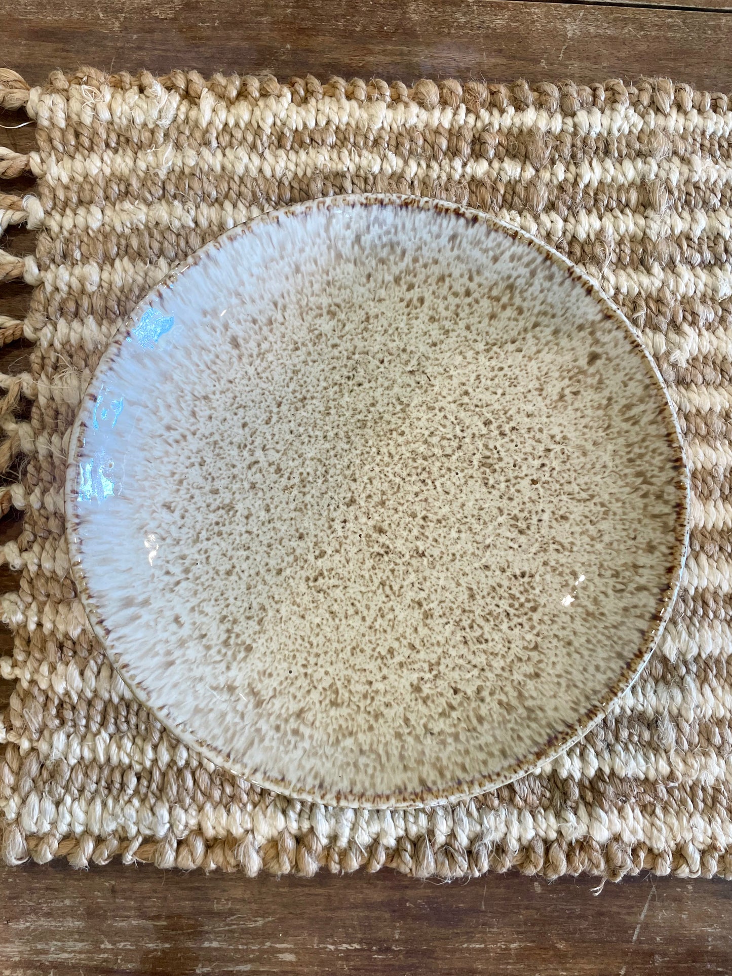 Ceramic Glazed Pedestal Bowl