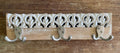 White Wash Carved Hooks