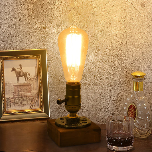 Rustic Industrial Table Lamp