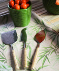 Cheese Knife Rattan Handle Mix