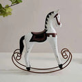 Distressed Wooden Rocking Horse Ornament