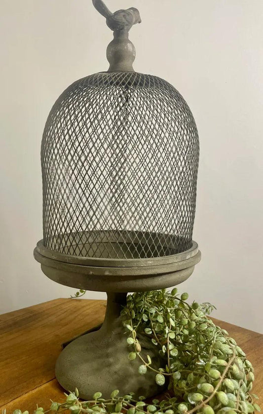 Antique Finish Cloche - Farmhouse Finds