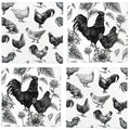 Rooster Coaster Set