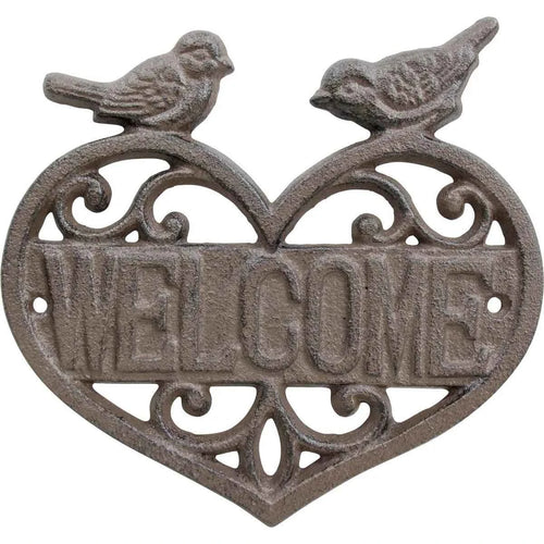 Cast Iron Welcome Sign
