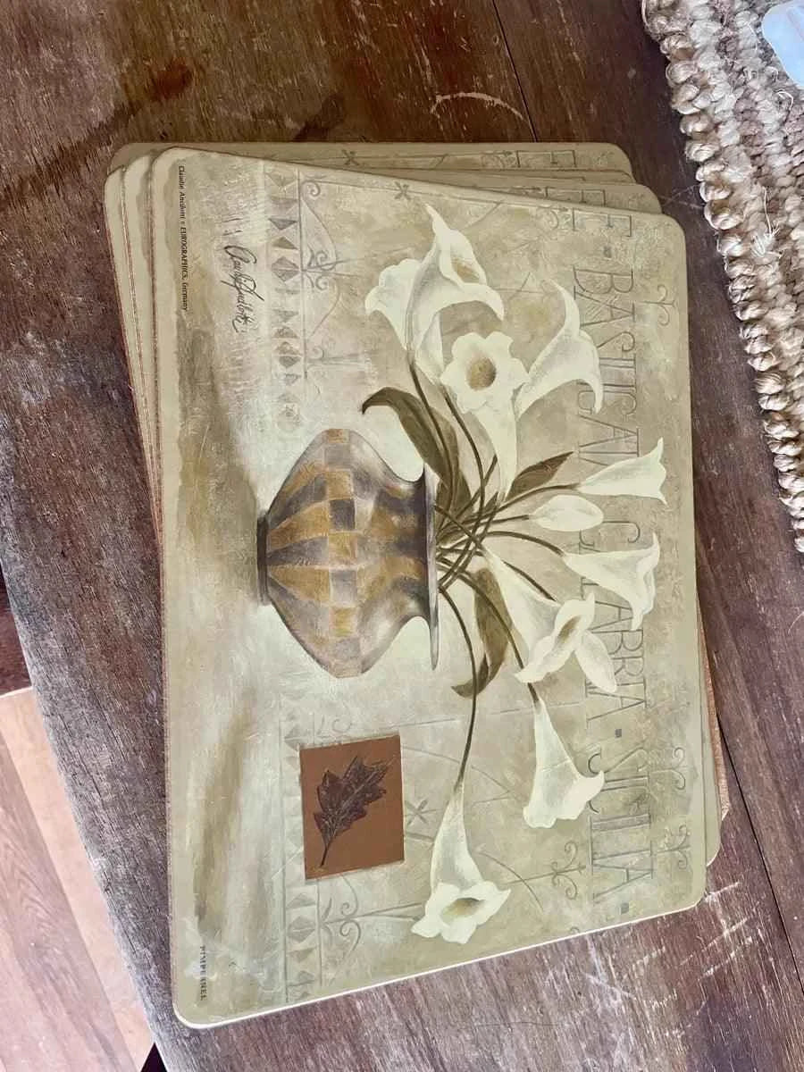 Cork-Backed Placemats Set